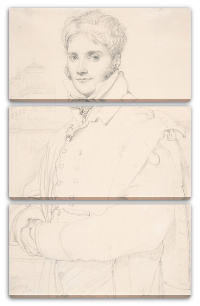 Leinwandbild Jean Auguste Dominique Ingres - Merry-Joseph Blondel (1781-1853)