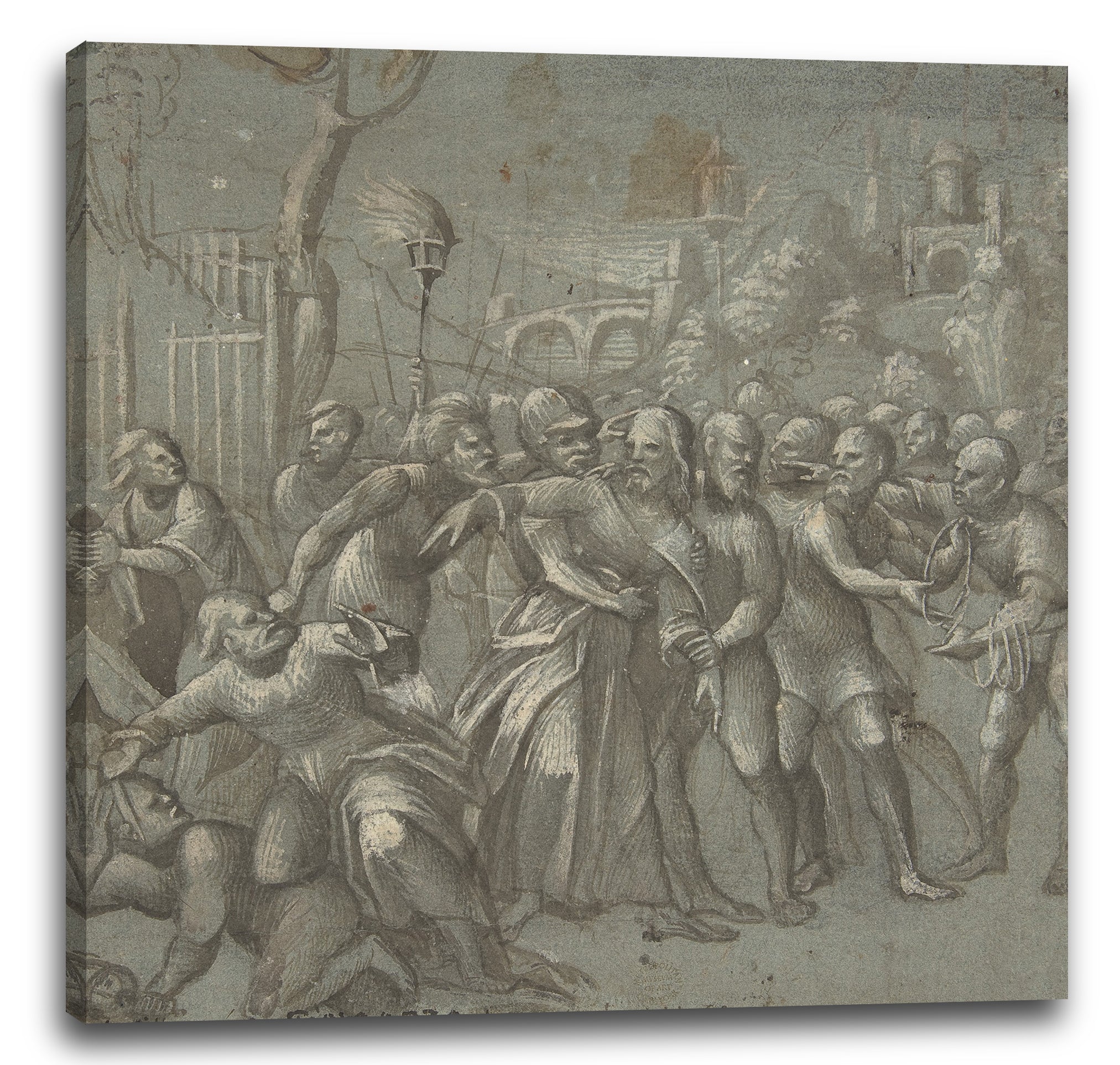 Leinwandbild Niccolò Giolfino - Die Festnahme Christi