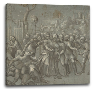 Leinwandbild Niccolò Giolfino - Die Festnahme Christi