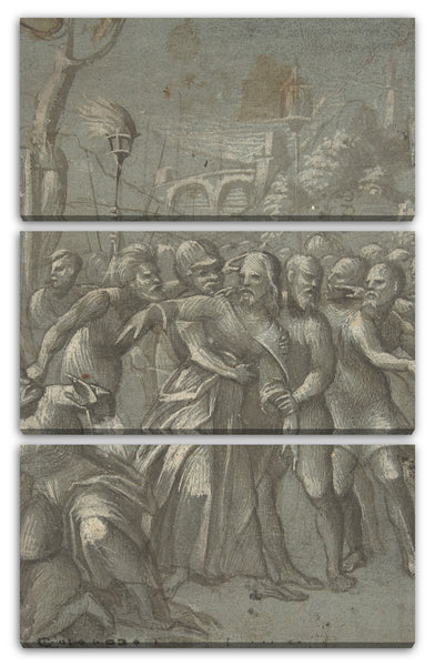 Leinwandbild Niccolò Giolfino - Die Festnahme Christi