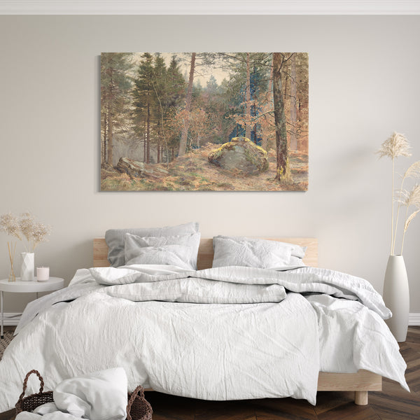 Top-Angebot Kunstdruck James Thomas Watts - In einem walisischen Kiefernholz Leinwand auf Keilrahmen gespannt