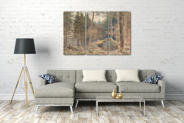 Top-Angebot Kunstdruck James Thomas Watts - In einem walisischen Kiefernholz Leinwand auf Keilrahmen gespannt