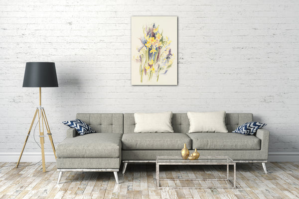 Top-Angebot Kunstdruck Charles Demuth - Kleine Narzissen Leinwand auf Keilrahmen gespannt