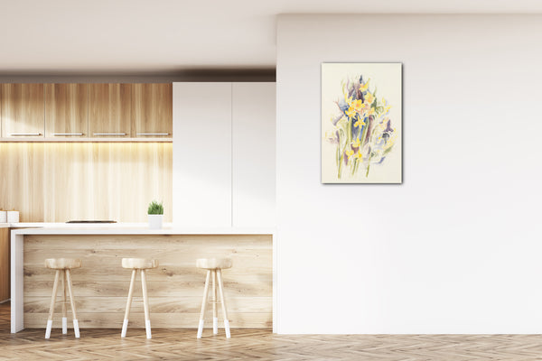 Top-Angebot Kunstdruck Charles Demuth - Kleine Narzissen Leinwand auf Keilrahmen gespannt