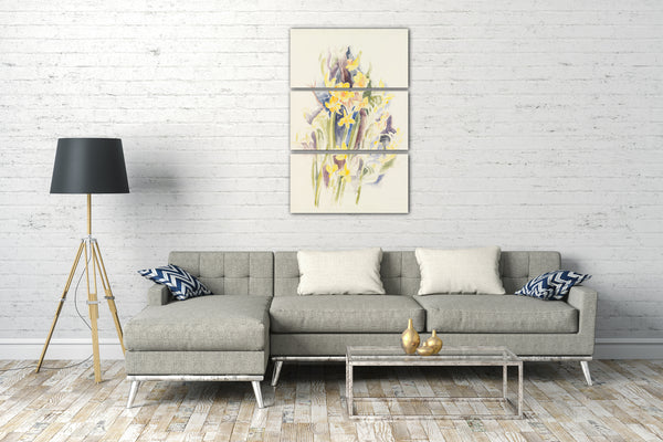 Top-Angebot Kunstdruck Charles Demuth - Kleine Narzissen Leinwand auf Keilrahmen gespannt