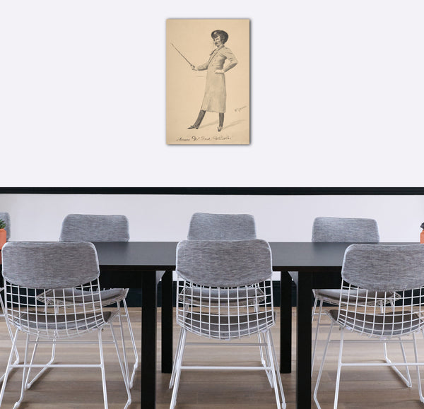 Top-Angebot Kunstdruck Walter Grieben - Porträt von James McNeill Whistler Leinwand auf Keilrahmen gespannt