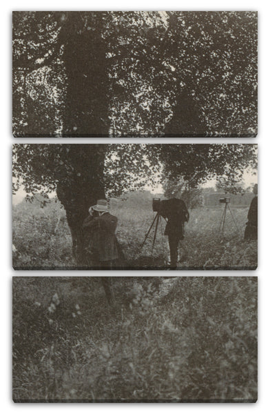 Leinwandbild Emile Joachim Constant Puyo - Puyo, Robert Demachy und Paul de Singly mit Model