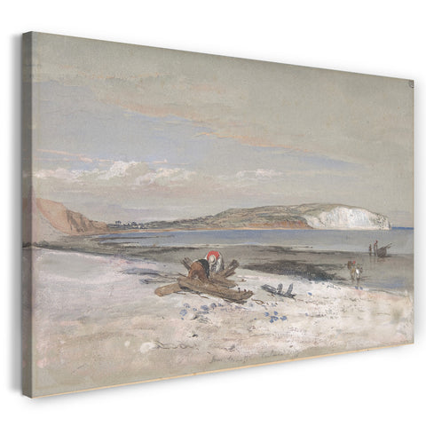 Top-Angebot Kunstdruck William Dyce - Culver Cliff, Isle of Wight Leinwand auf Keilrahmen gespannt