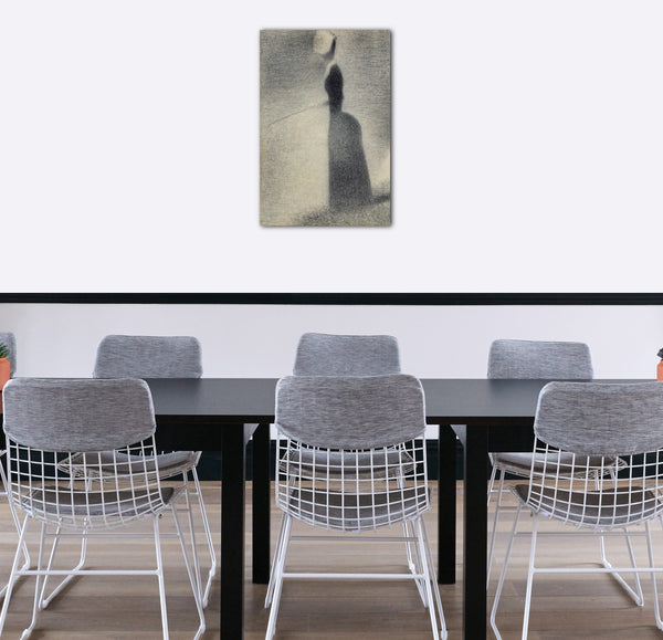 Top-Angebot Kunstdruck Georges Seurat - Eine Frau beim Angeln Leinwand auf Keilrahmen gespannt