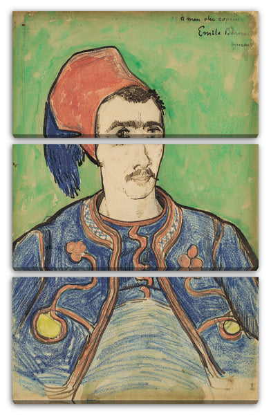 Leinwandbild Vincent van Gogh - Die Zouave