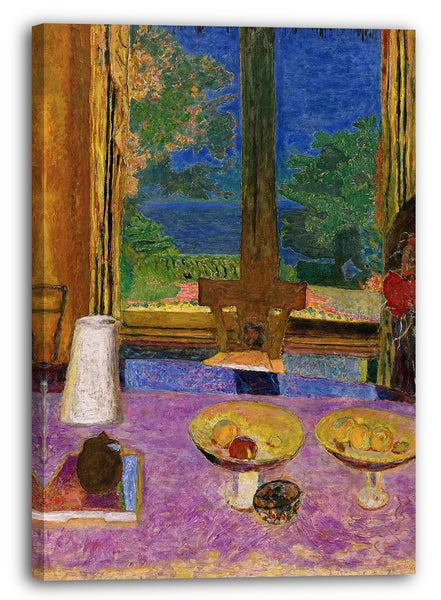 Leinwandbild Pierre Bonnard - Esszimmer im Garten