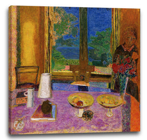 Leinwandbild Pierre Bonnard - Esszimmer im Garten
