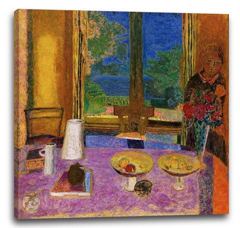 Leinwandbild Pierre Bonnard - Esszimmer im Garten
