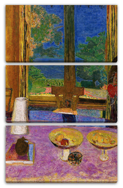 Leinwandbild Pierre Bonnard - Esszimmer im Garten