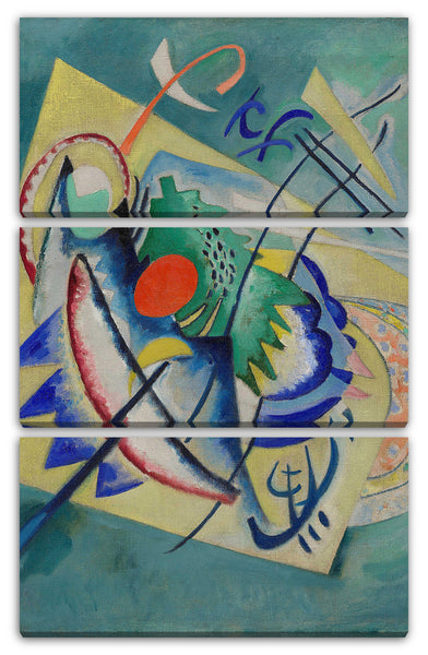 Leinwandbild Vasily Kandinsky - Rotes Oval
