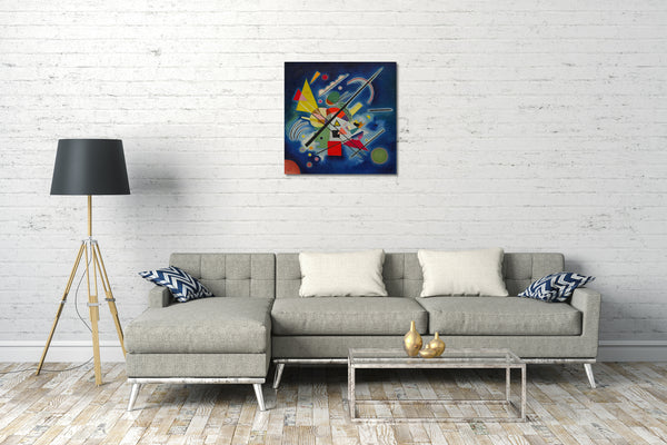 Leinwandbild Vasily Kandinsky - Blaue Malerei