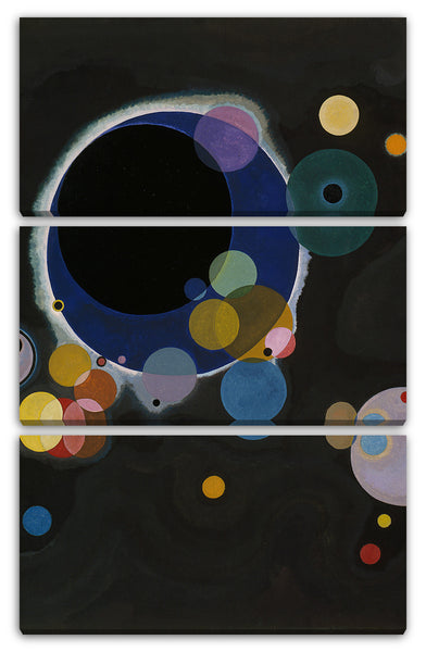 Leinwandbild Vasily Kandinsky - Mehrere Kreise