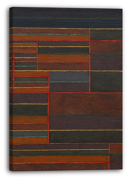 Leinwandbild Paul Klee - In den aktuellen sechs Schwellen