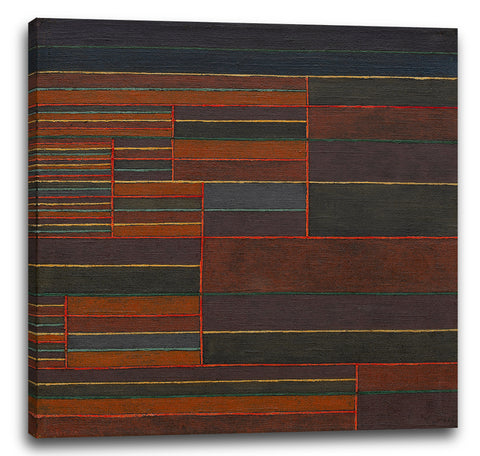 Leinwandbild Paul Klee - In den aktuellen sechs Schwellen