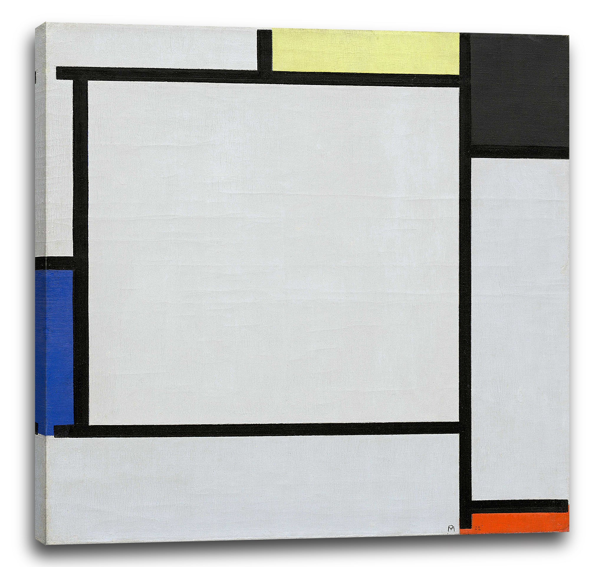 Leinwandbild Piet Mondrian - Tabelle 2