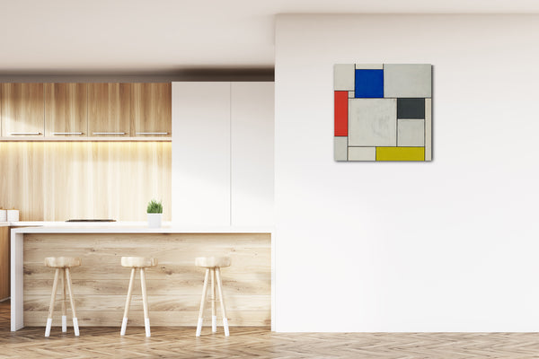 Leinwandbild Theo Van Doesburg - Dezentrale Zusammensetzung