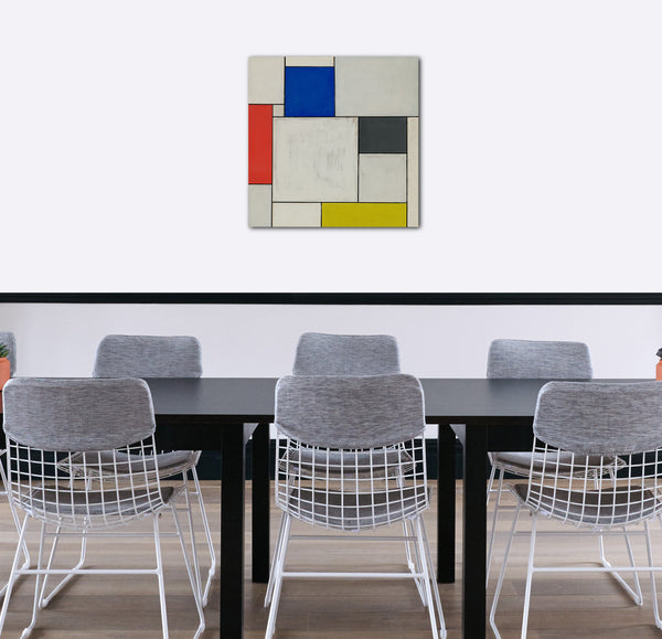 Leinwandbild Theo Van Doesburg - Dezentrale Zusammensetzung