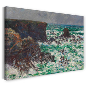 Top-Angebot Kunstdruck Claude Monet - Port-Coton: Der Löwe Leinwand auf Keilrahmen gespannt