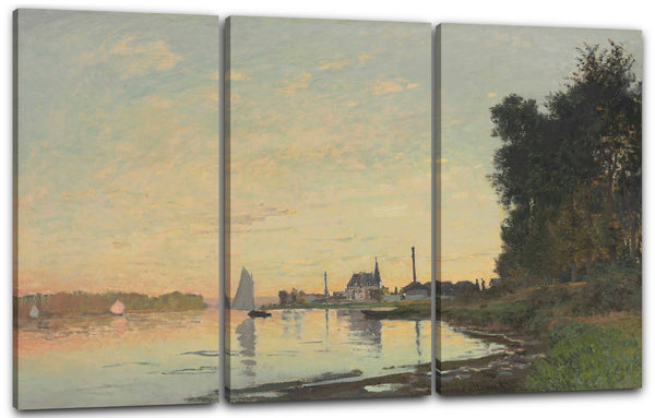 Leinwandbild Claude Monet - Argenteuil, später Nachmittag