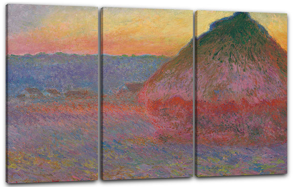 Leinwandbild Claude Monet - Mühlstein