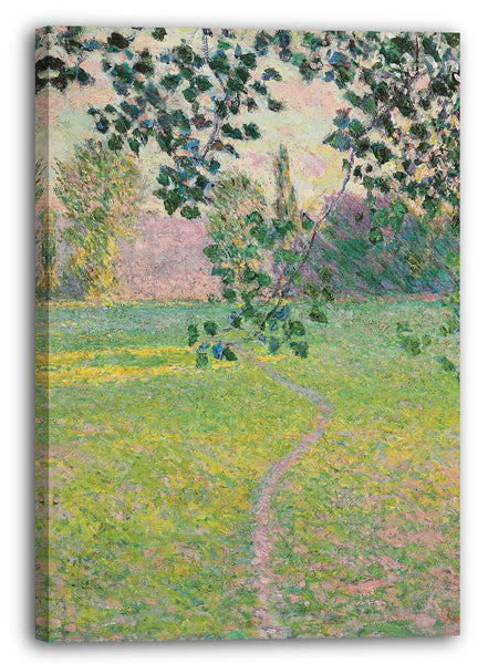 Leinwandbild Claude Monet - Morgen Landschaft