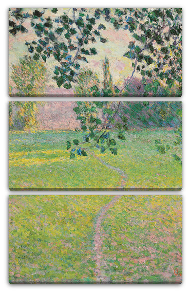 Leinwandbild Claude Monet - Morgen Landschaft