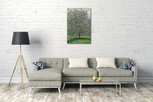 Leinwandbild Claude Monet - Apfelbaum