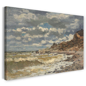 Top-Angebot Kunstdruck Claude Monet - Seaside bei Sainte-Adresse Leinwand auf Keilrahmen gespannt