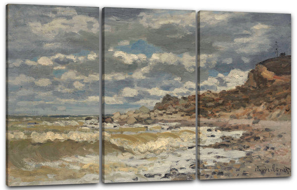 Leinwandbild Claude Monet - Seaside bei Sainte-Adresse