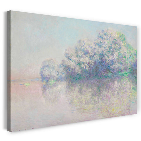 Top-Angebot Kunstdruck Claude Monet - Ile aux Orties Leinwand auf Keilrahmen gespannt
