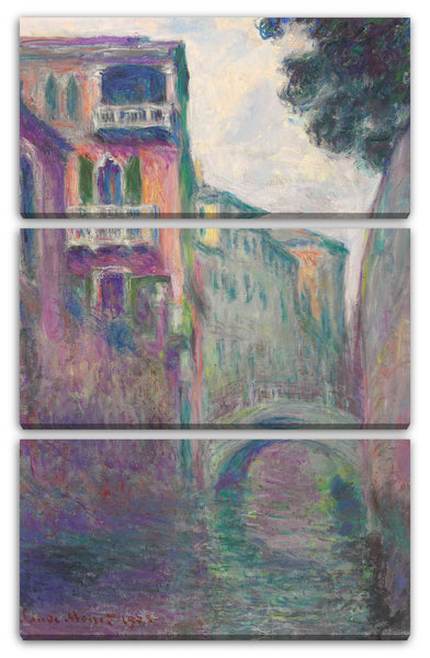 Leinwandbild Claude Monet - Der Rio de la Salute