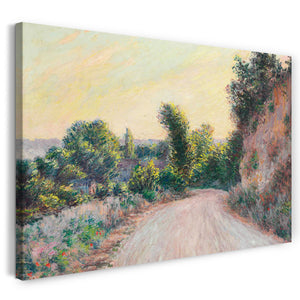 Top-Angebot Kunstdruck Claude Monet - Weg Leinwand auf Keilrahmen gespannt