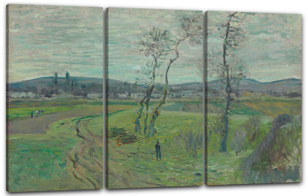 Leinwandbild Claude Monet - Die Plaine de Gennevilliers