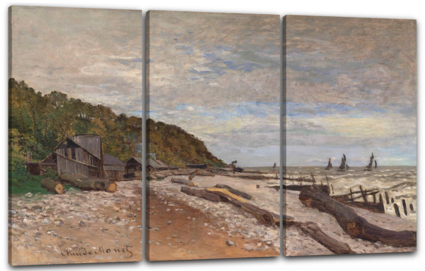 Leinwandbild Claude Monet - Die Werft bei Honfleur