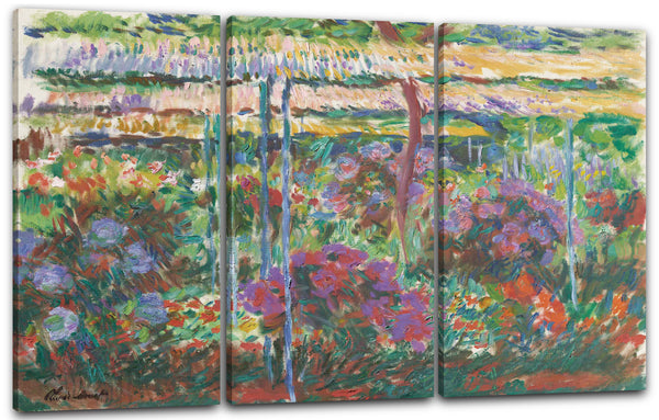 Leinwandbild Claude Monet - Pfingstrosen