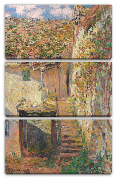 Leinwandbild Claude Monet - L'Escalier