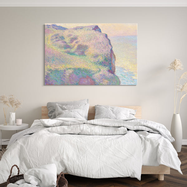 Top-Angebot Kunstdruck Claude Monet - Die Pointe du Petit Ailly Leinwand auf Keilrahmen gespannt