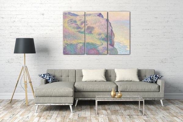 Top-Angebot Kunstdruck Claude Monet - Die Pointe du Petit Ailly Leinwand auf Keilrahmen gespannt