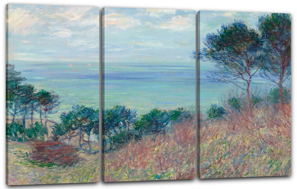 Leinwandbild Claude Monet - Die Küste von Varengeville