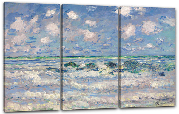 Leinwandbild Claude Monet - Die Welle