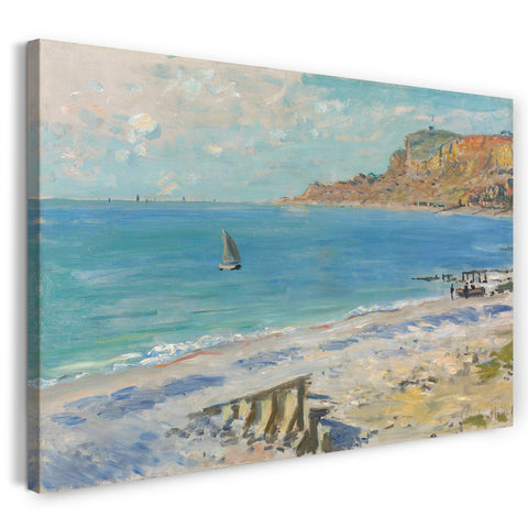 Top-Angebot Kunstdruck Claude Monet - Sainte-Adresse Leinwand auf Keilrahmen gespannt