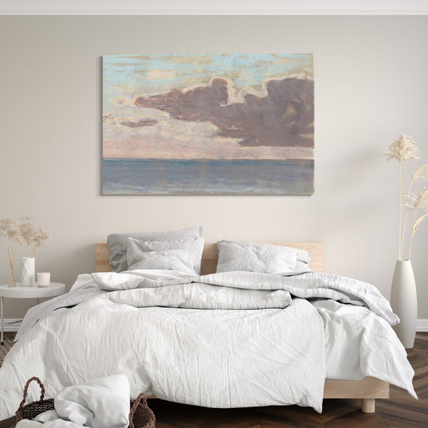 Top-Angebot Kunstdruck Claude Monet - Das Meer und die Wolken Leinwand auf Keilrahmen gespannt