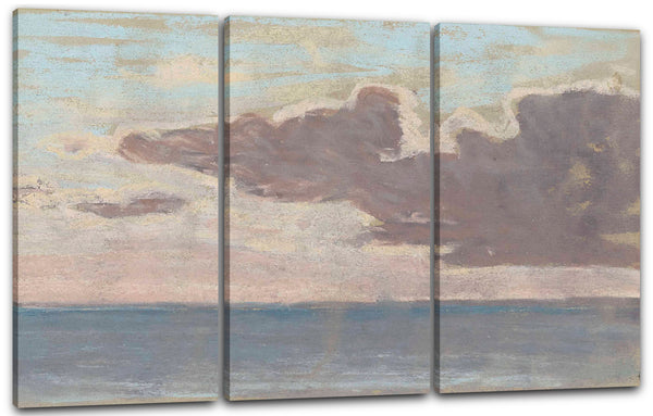 Leinwandbild Claude Monet - Das Meer und die Wolken