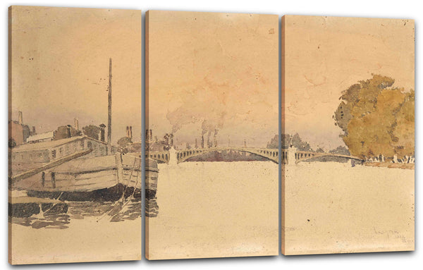 Leinwandbild Fernand Arvey Lungren - Paris, die Seine