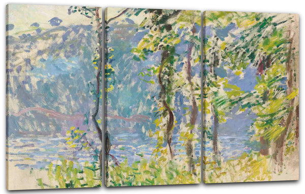 Leinwandbild Claude Monet - Landschaft in Villez